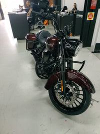Wings Custom Diablo Brutale 1-1/2" Engine Guard / Crash Bar - Road King 10-24 - Gloss Black / Matte Black