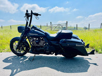 Wings Custom Diablo Rhino 2" Handlebar Kit with Cables & Wiring - Road King 13-16 & 21-25 (Cable Clutch) - Gloss Black / Matte Black
