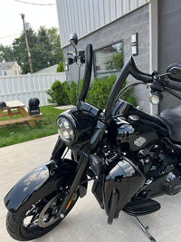 Wings Custom Diablo Rhino 2" Handlebars - Road King 00-24 - Gloss Black / Matte Black