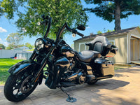 Wings Custom Diablo Rhino 2" Handlebar Kit with Cables & Wiring - Road King 13-16 & 21-25 (Cable Clutch) - Gloss Black / Matte Black