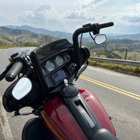 Wings Custom Ape Classic Rhino 2" Handlebars - Street Glide 00-26 - Gloss Black / Matte Black