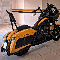 Wings Custom Low Shot 5" Slip-On Mufflers - Touring 17-25 - Black