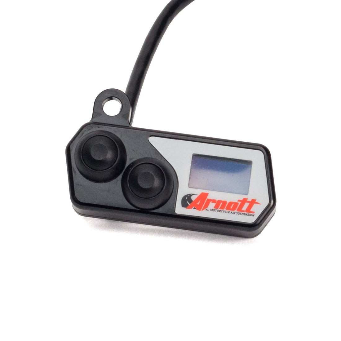 Arnott K - 3114 Handlebar - Mounted Pushbutton Controller w/LED Pressure Gauge (Black) - Henne Company