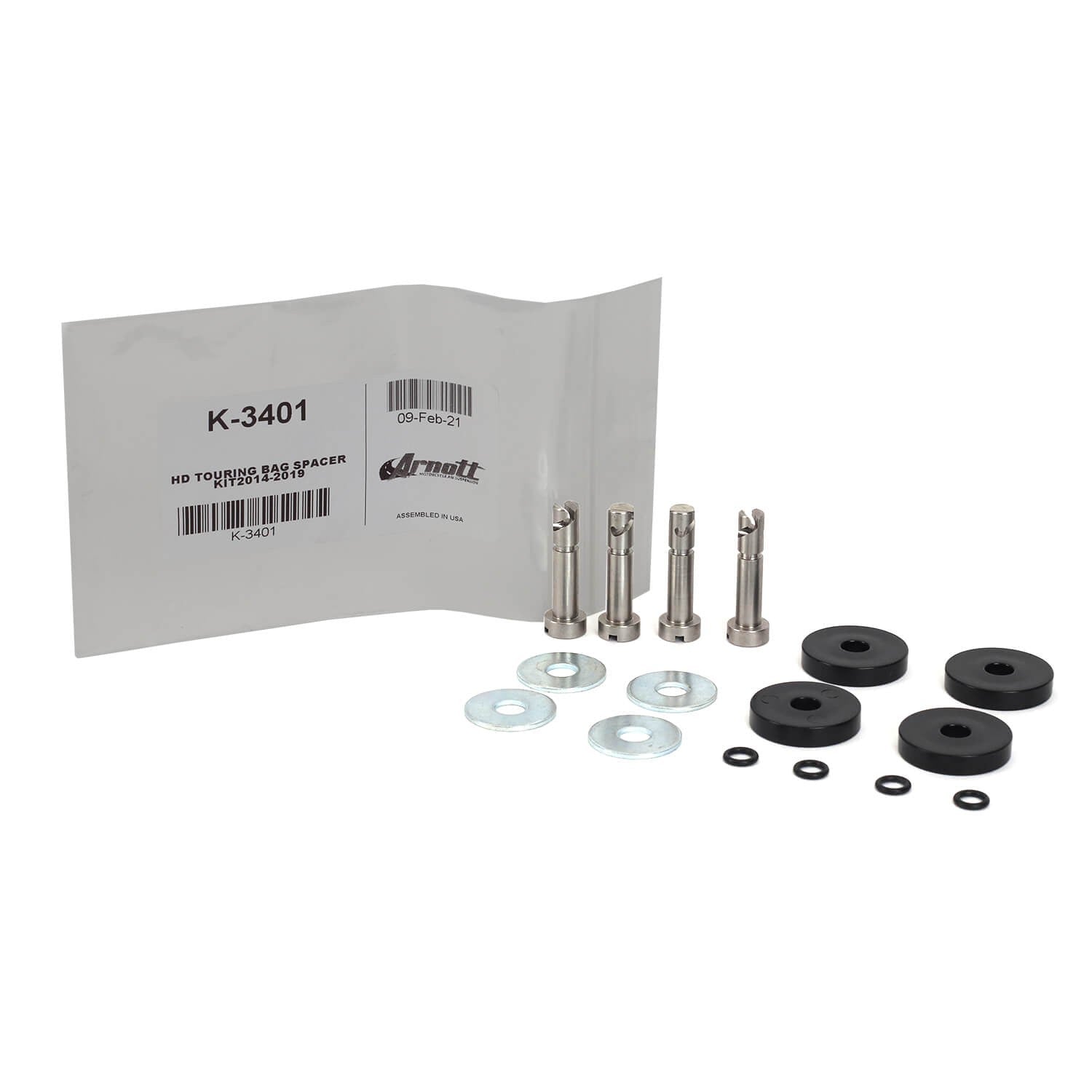 Arnott K - 3401 2014 - 2024 Harley - Davidson Touring Series Bag Spacer Kit - Henne Company