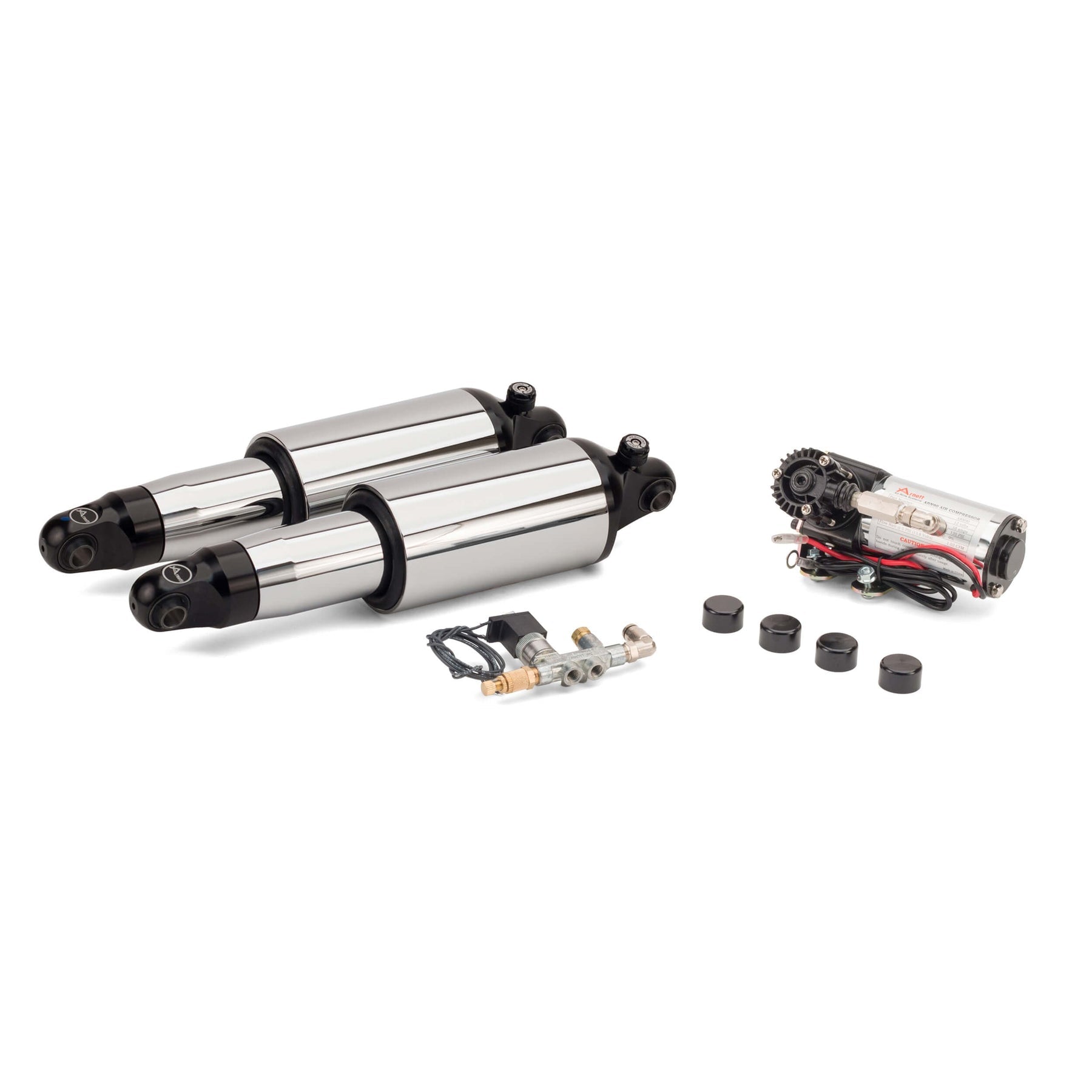 Arnott MC - 2905 Ultimate Ride Kit w/Rebound Adj. (Chrome Switch) - Touring 09 - 24 - Henne Company