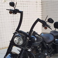 Wings Custom King Rhino 2" Handlebars - Road King 00-25 - Gloss Black / Matte Black