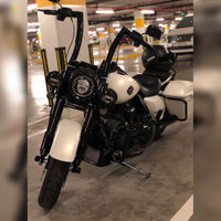 Wings Custom King Rhino 2" Handlebars - Road King 00-25 - Gloss Black / Matte Black