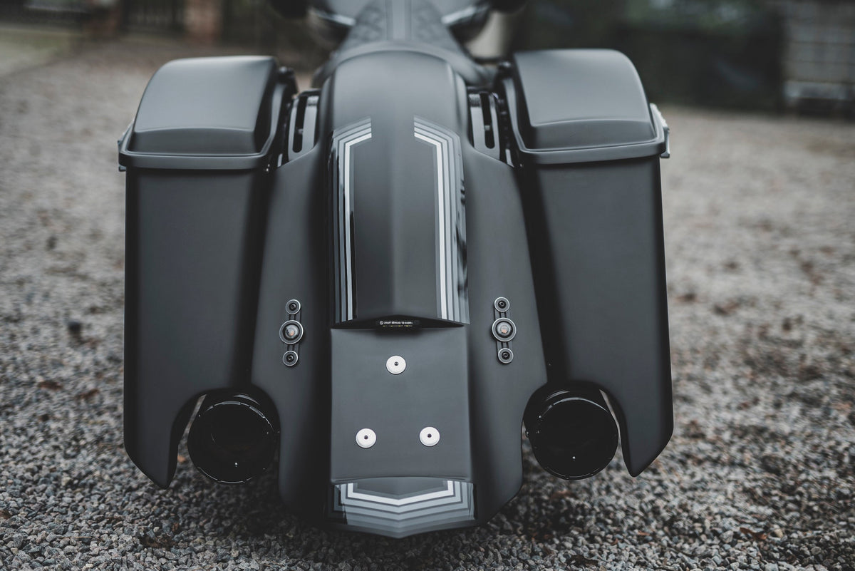 Killer Custom Extended Rear Fender "Chopin" - Touring 09-up