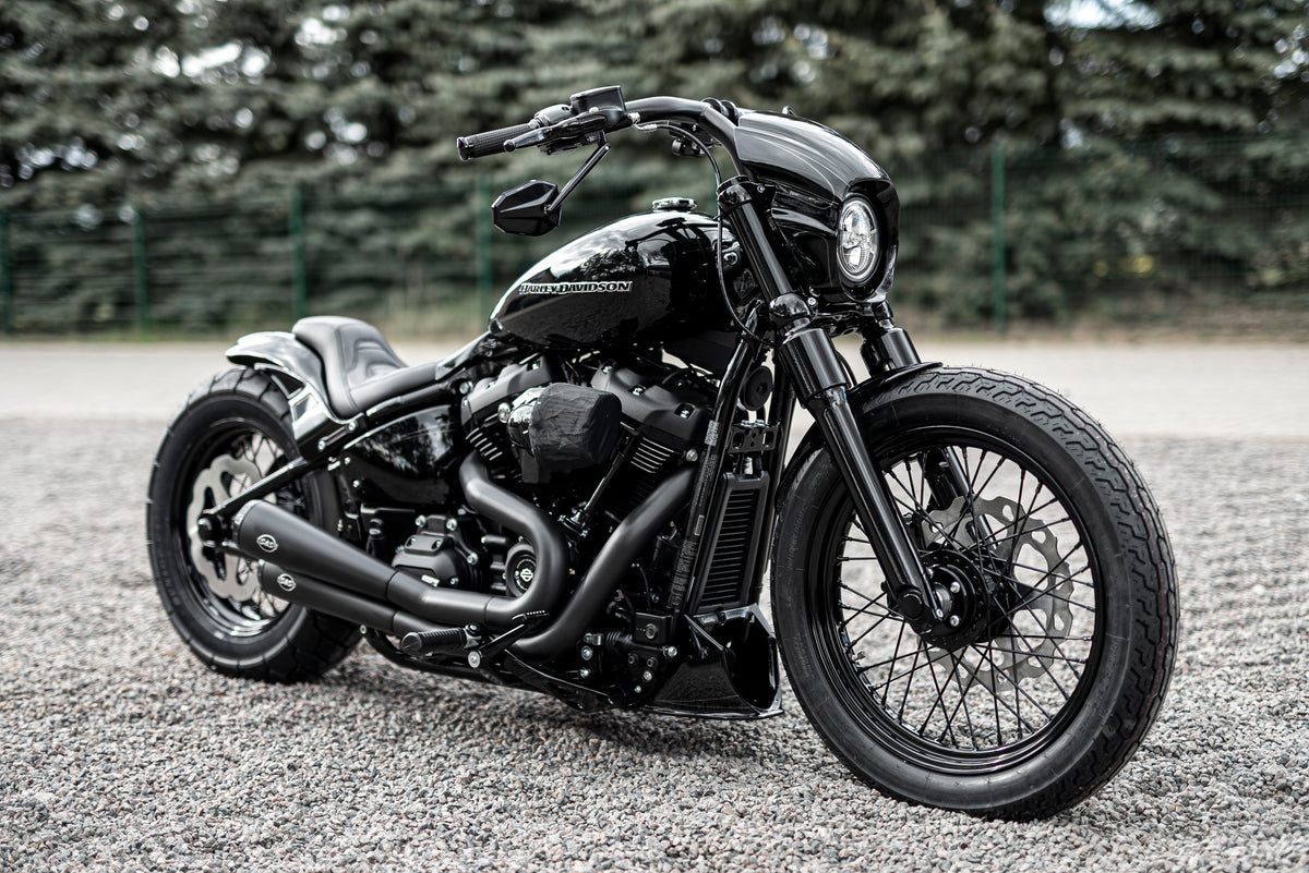 Killer Custom Headlight Fairing "Aggressor" - Street Bob / Low Rider 18-24
