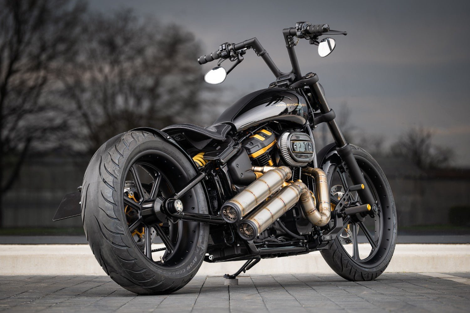 BTC Adjustable Bobber Seat - Softail 18 - up - Henne Company