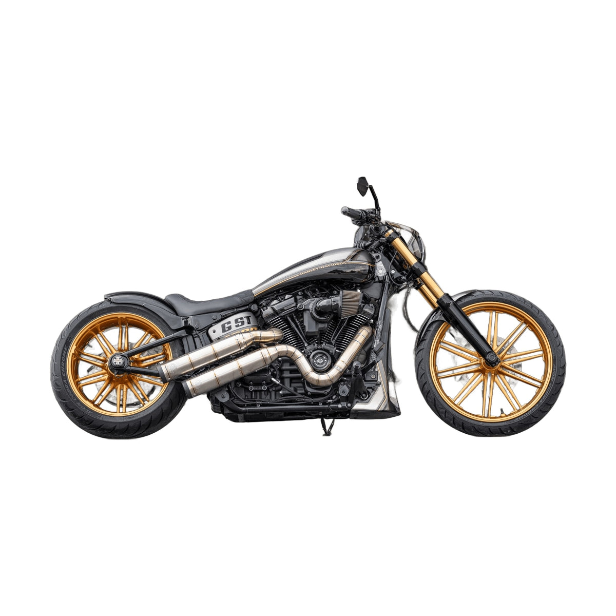 BTC Classic Rear Fender M8 with Integrated Lights - Softail 18-up