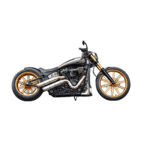 BTC Classic Rear Fender M8 with Integrated Lights - Softail 18-up