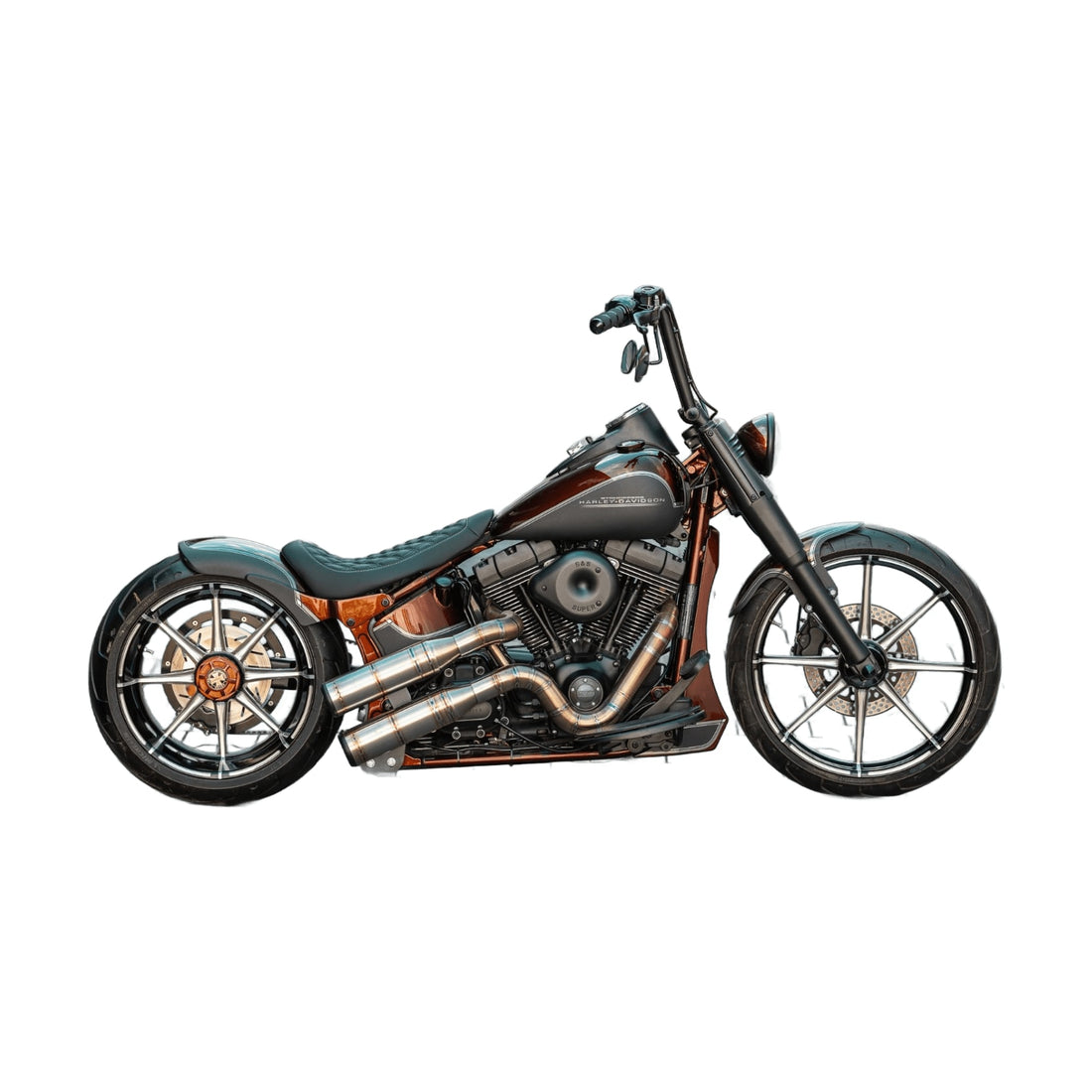 BTC Gangsta Classic Exhaust TC - Softail 08-17