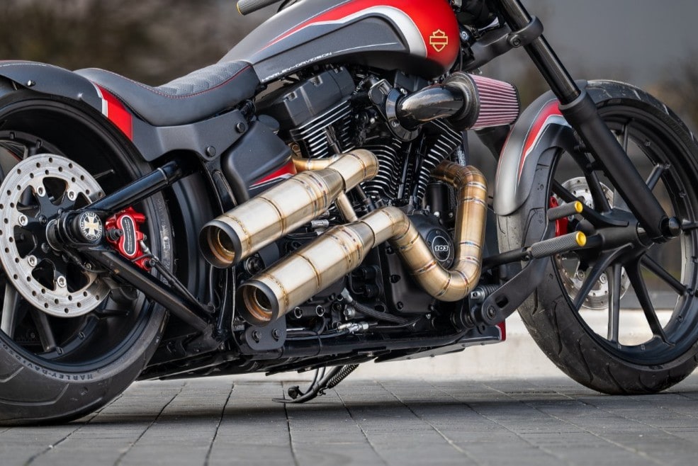 BTC Gangsta Classic Exhaust TC - Softail 08-17