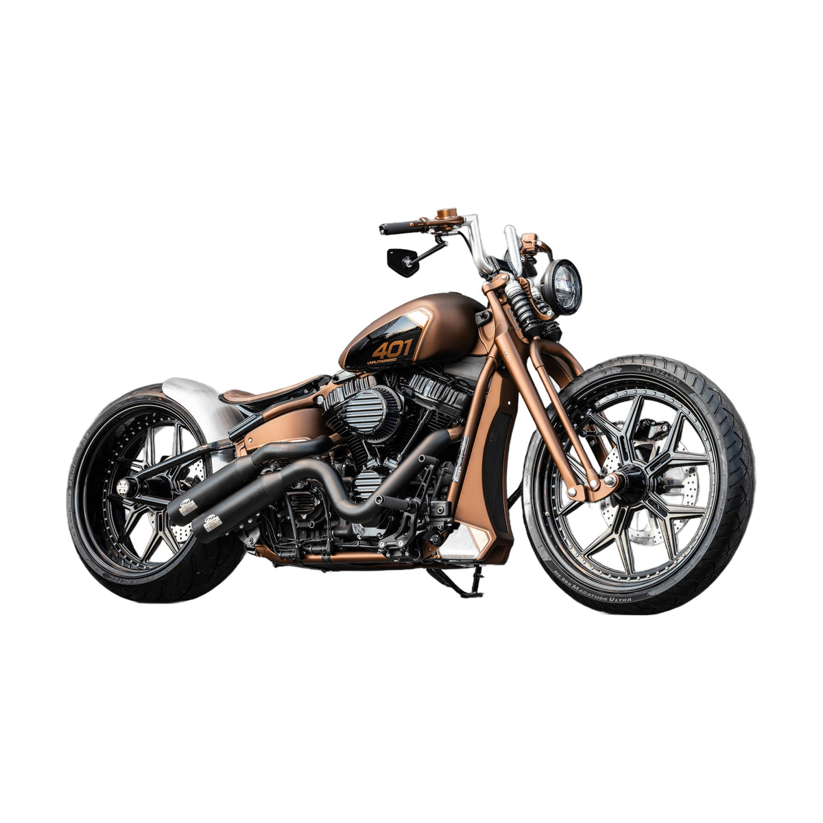 BTC J&H Doctor Gangster Exhaust System - Softail M8 18-up