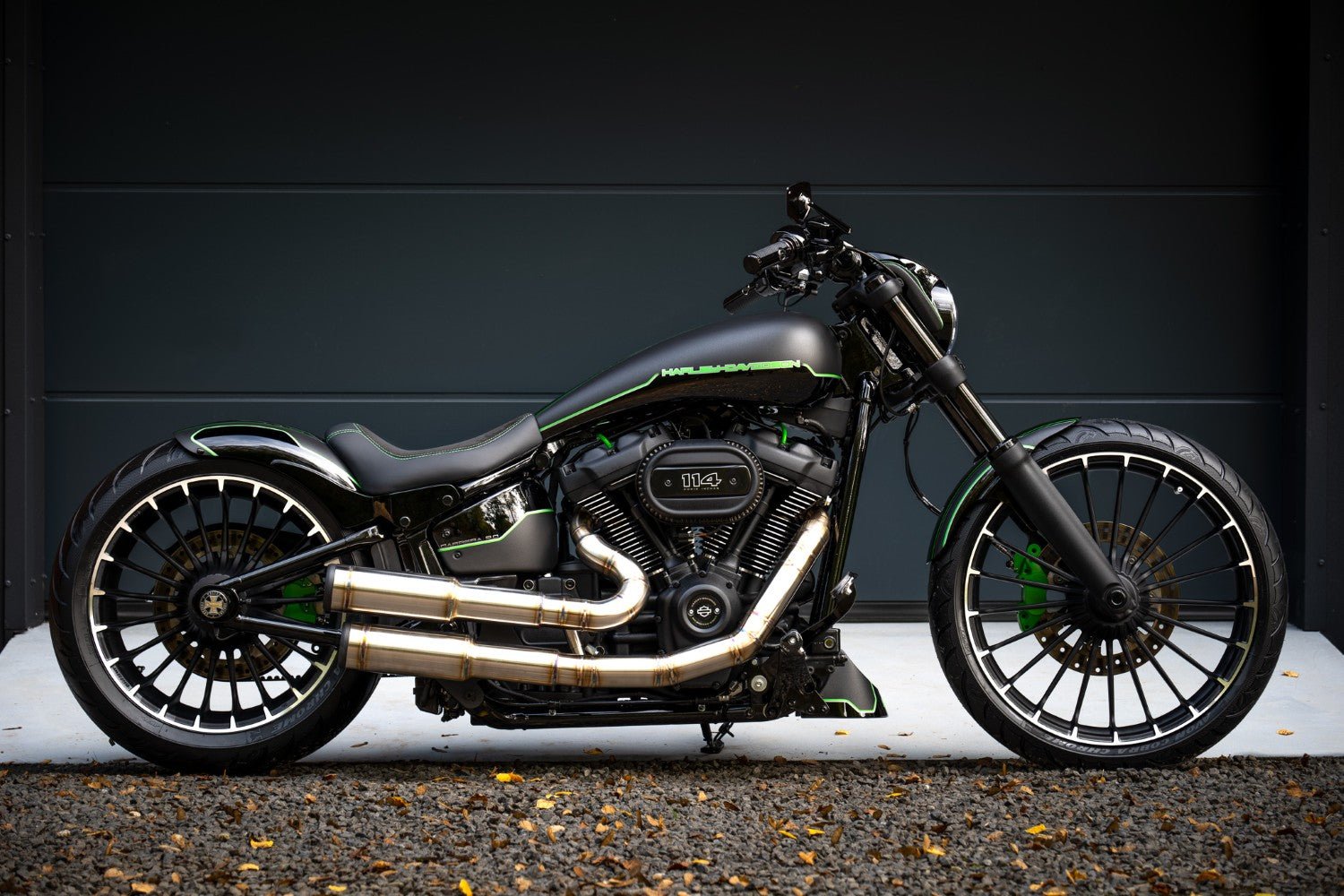 BTC Slayer Classic Exhaust M8 - Softail 18 - up - Henne Company