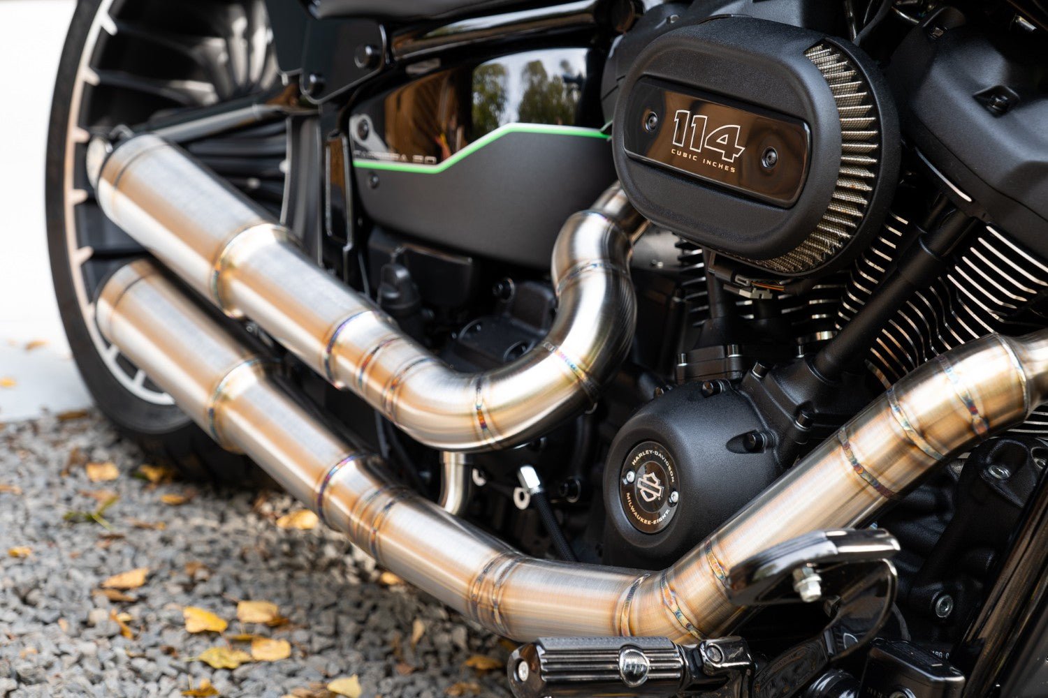 BTC Slayer Classic Exhaust M8 - Softail 18 - up - Henne Company