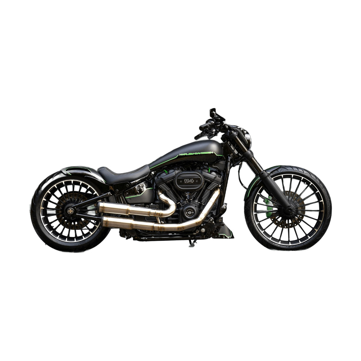 BTC Slayer Classic Exhaust M8 - Softail 18-up