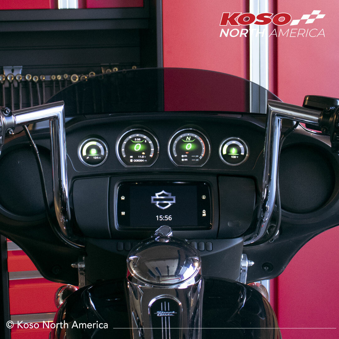 Koso HD-03X 4 Piece Gauge Kit Touring 14-23