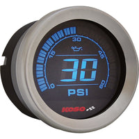 Koso Digital Gauge Cluster Silver Bezel 04-13 Flht and Fltr