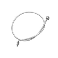 Wings Custom Mechanical Cables Kit - Touring 11-23 (Hydraulic Clutch) - Aluminized / Black
