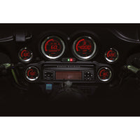 Koso Digital Gauge Cluster Silver Bezel 04-13 Flht and Fltr