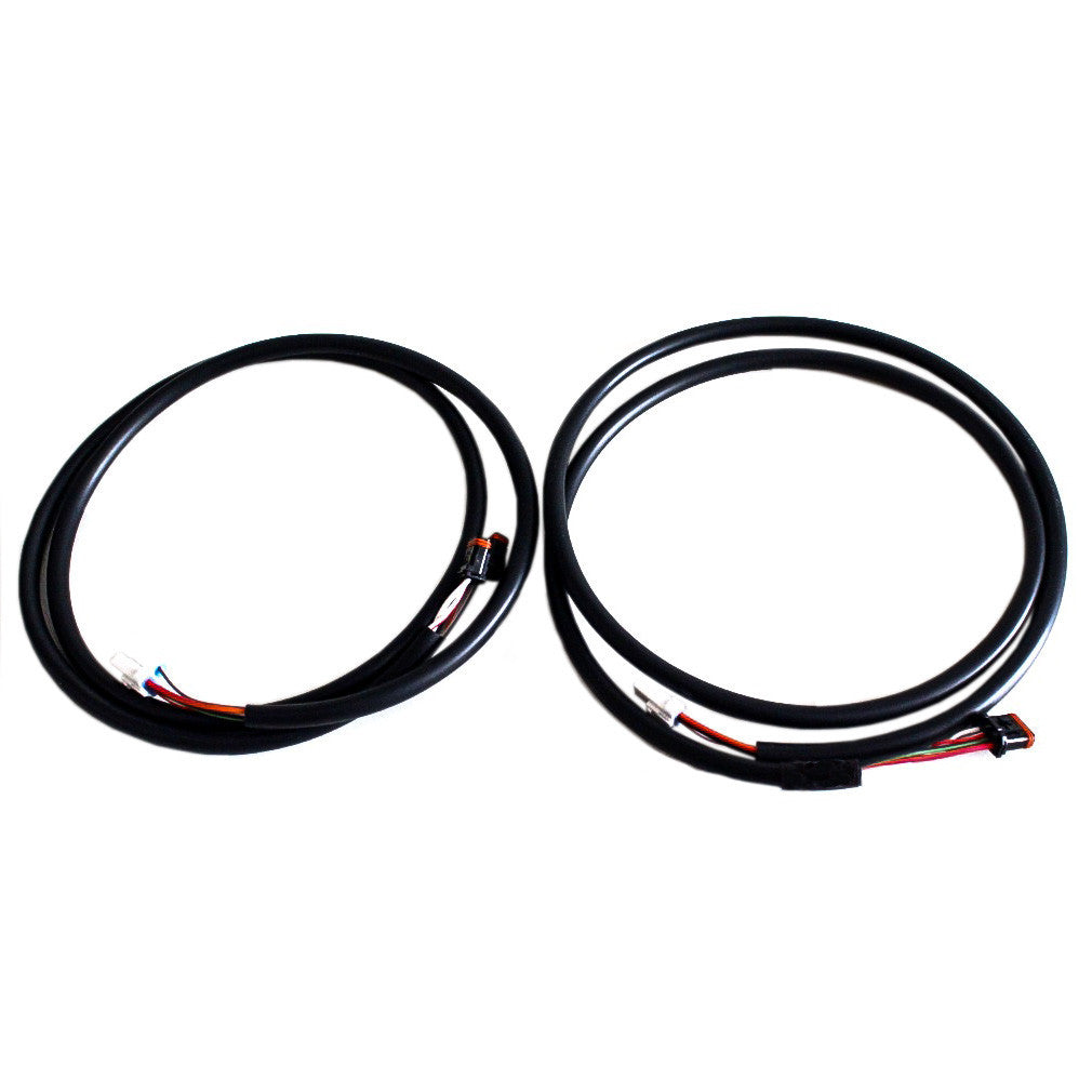 Wings Custom King Rhino 2" Handlebar Kit with Clamps, Cables & Wiring - Breakout 16-26 (E-Throttle) - Polished Stainless Steel