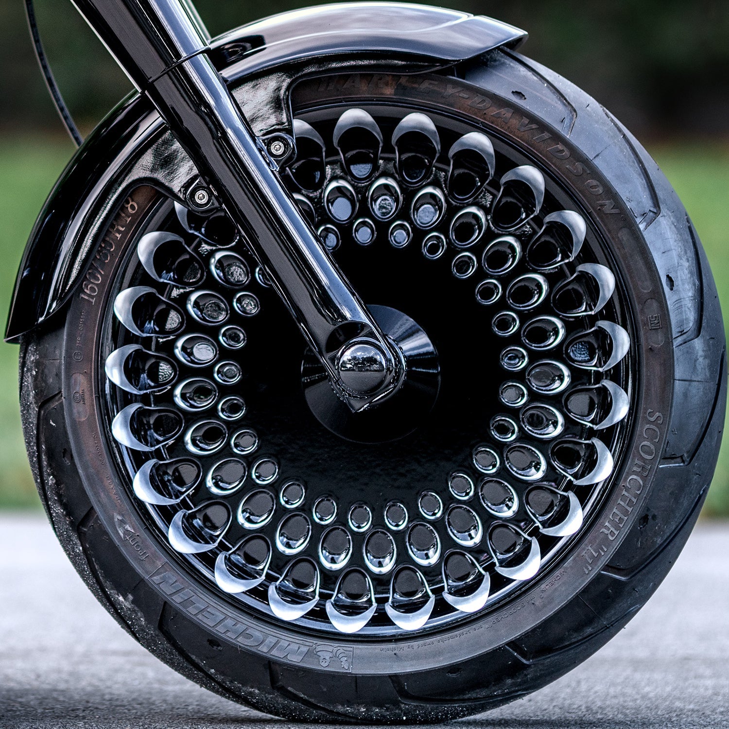 Daytona27 Pipes Wheels Set - Fat Boy 18 - 24 - Henne Company