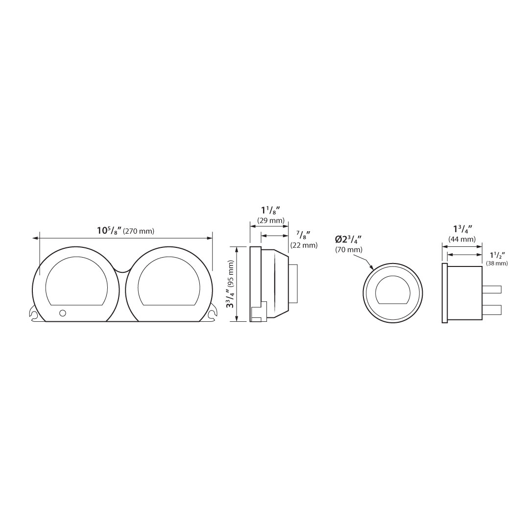 Koso HD-03 Series Gauge '14-23 FLH FLT