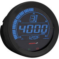Koso HD-02 Series Gauge Kit Black Bezel Oil Temp