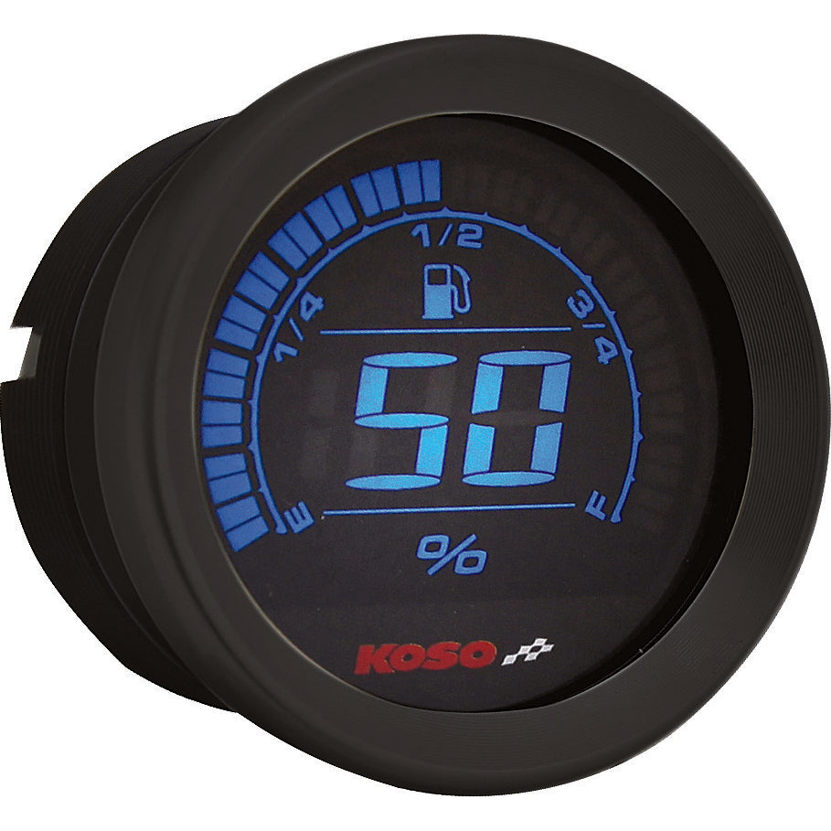 Koso Digital Gauge Cluster Black Bezel 04-13 Flht and Fltr