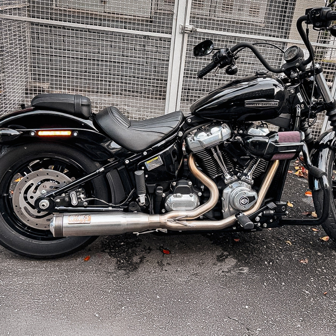 Wings Custom Super Sport Exhaust by Wings & El Camino - Softail M8 18-26