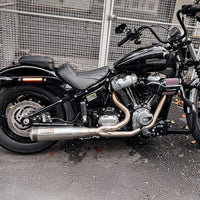 Wings Custom Super Sport Exhaust by Wings & El Camino - Softail M8 18-26