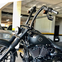 Wings Custom Front King Rhino 2" Handlebars - Breakout 13-26 - Gloss Black / Matte Black