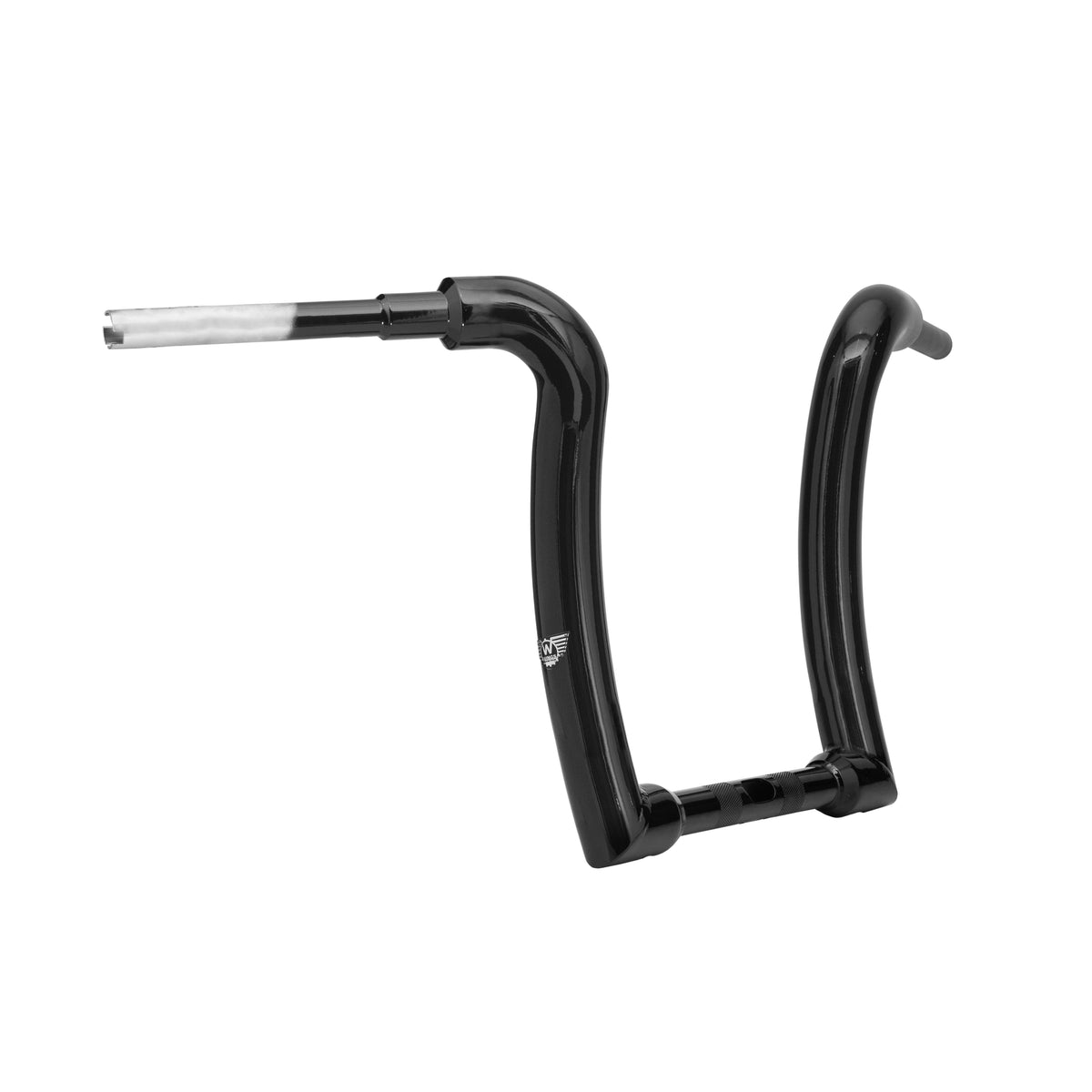 Wings Custom Ape Curve Rhino 2" Handlebar Kit with Cables & Wiring - Road Glide 21-26 (Cable Clutch) - Gloss Black / Matte Black