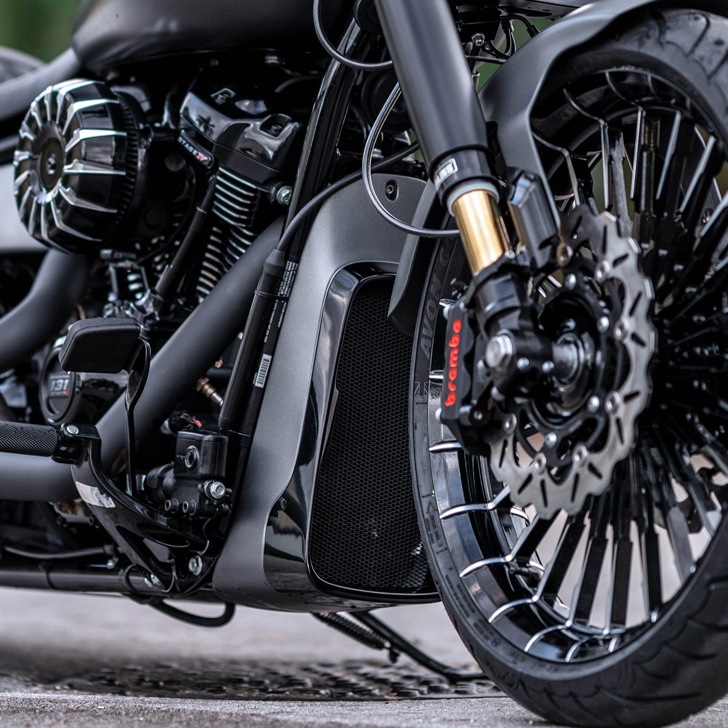 Henne Chin Spoiler (Softail 2018+) - Henne Company