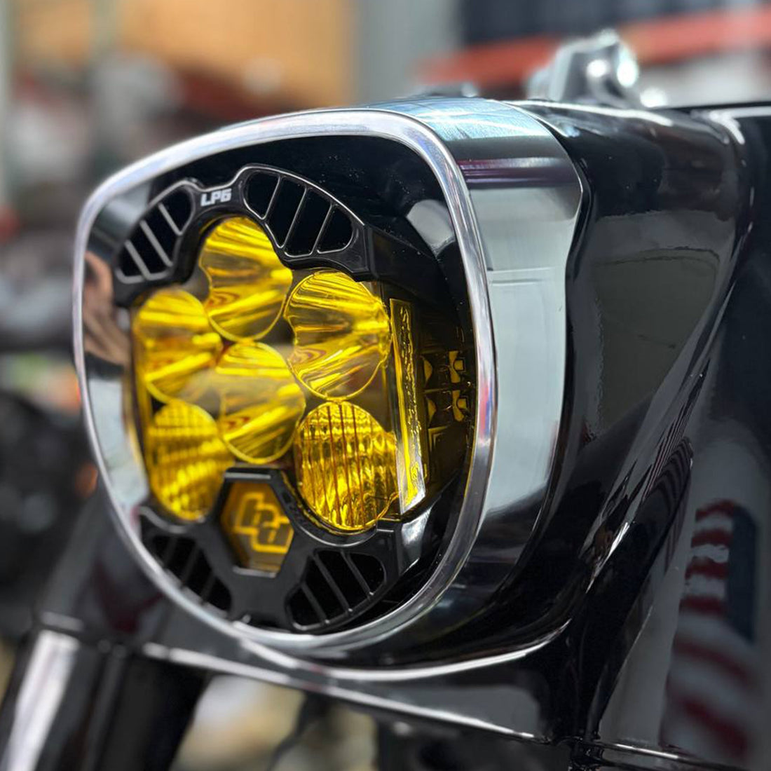 Henne x Baja LP6 Bracket With Bezel - Fat Boy 18 - up - Henne Company