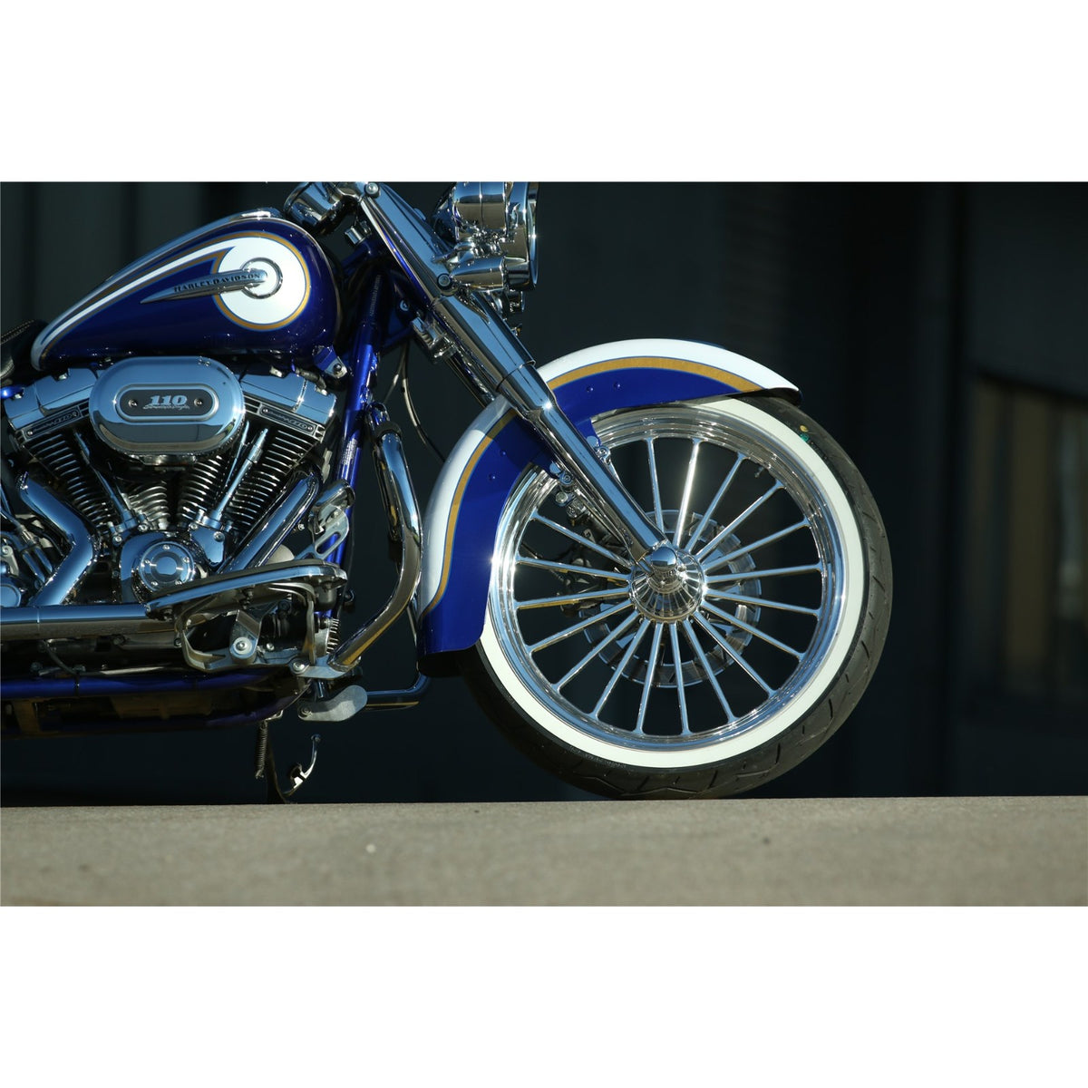 Rick's Raked Triple Tree 4° / 6° - Softail 00-17