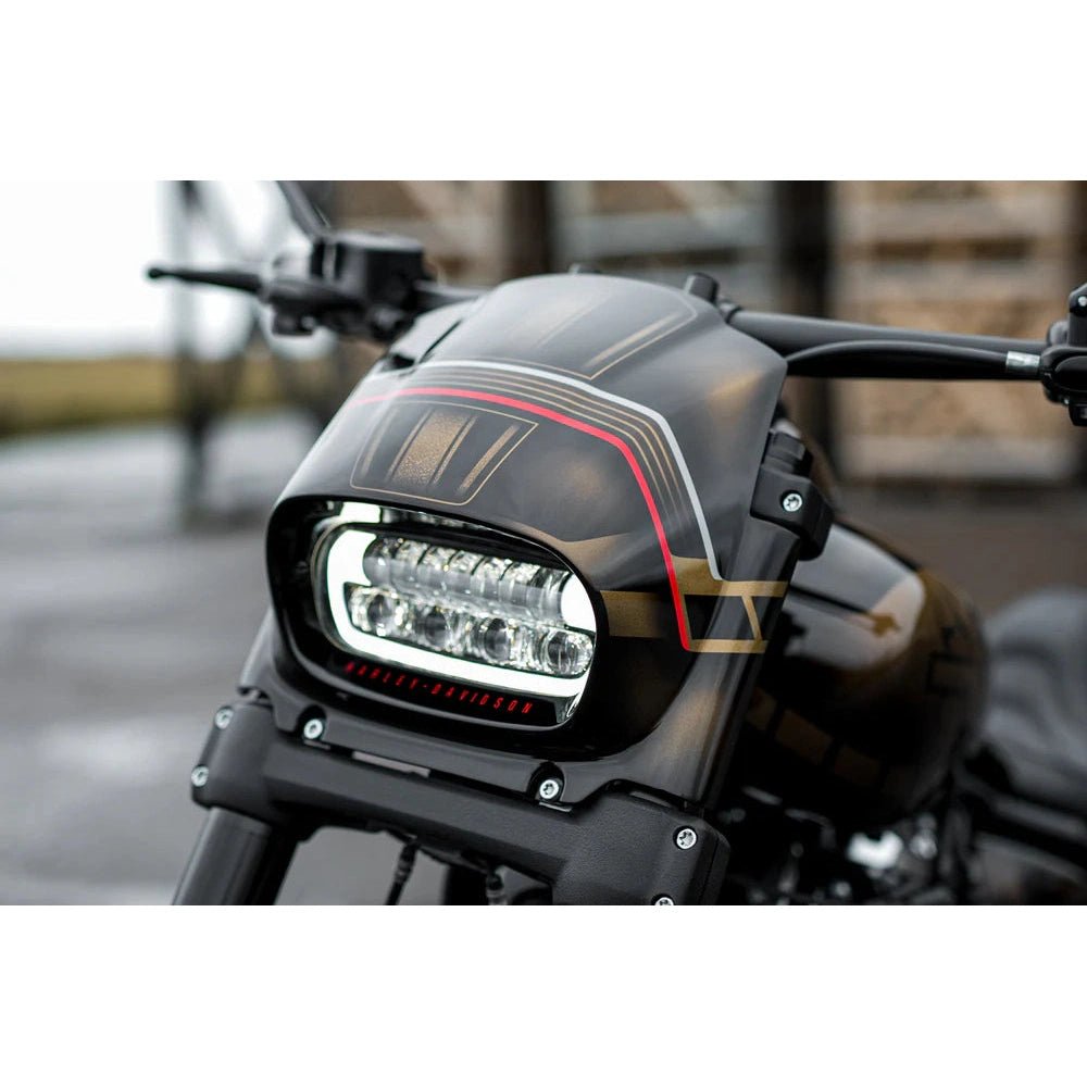 Killer Custom Headlight Fairing "Aggressor" - Fat Bob 18 - up - Henne Company
