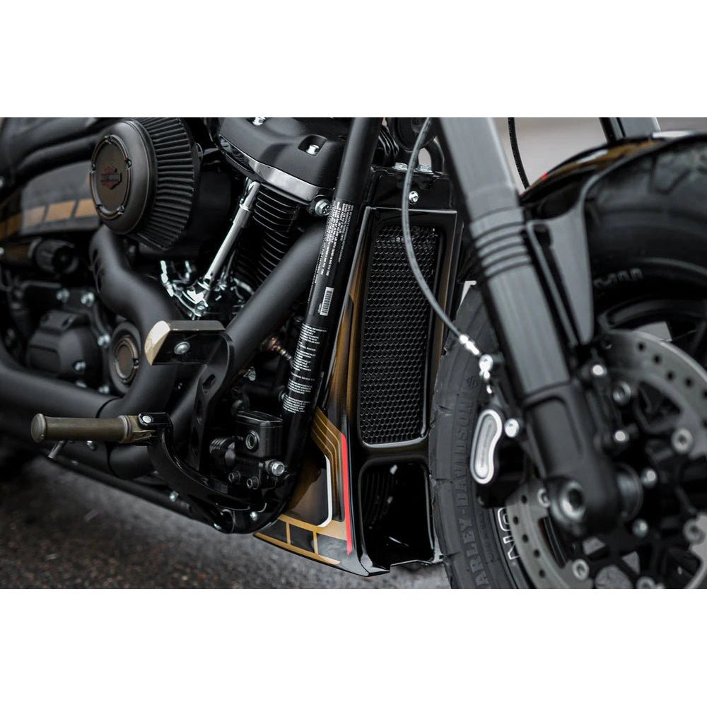 Killer Custom Radiator Cover - Softail 18 - up - Henne Company
