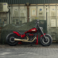 Killer Custom Rear Fender "Avenger" with Integrated Lights - Breakout / Fat Boy 25-up