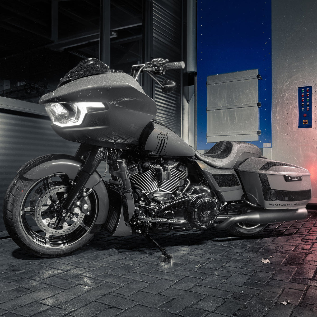 Killer Custom Front Fender "Wrapper" for 18x5.5" Fat Wheels, Stock Legs - Touring 24-up