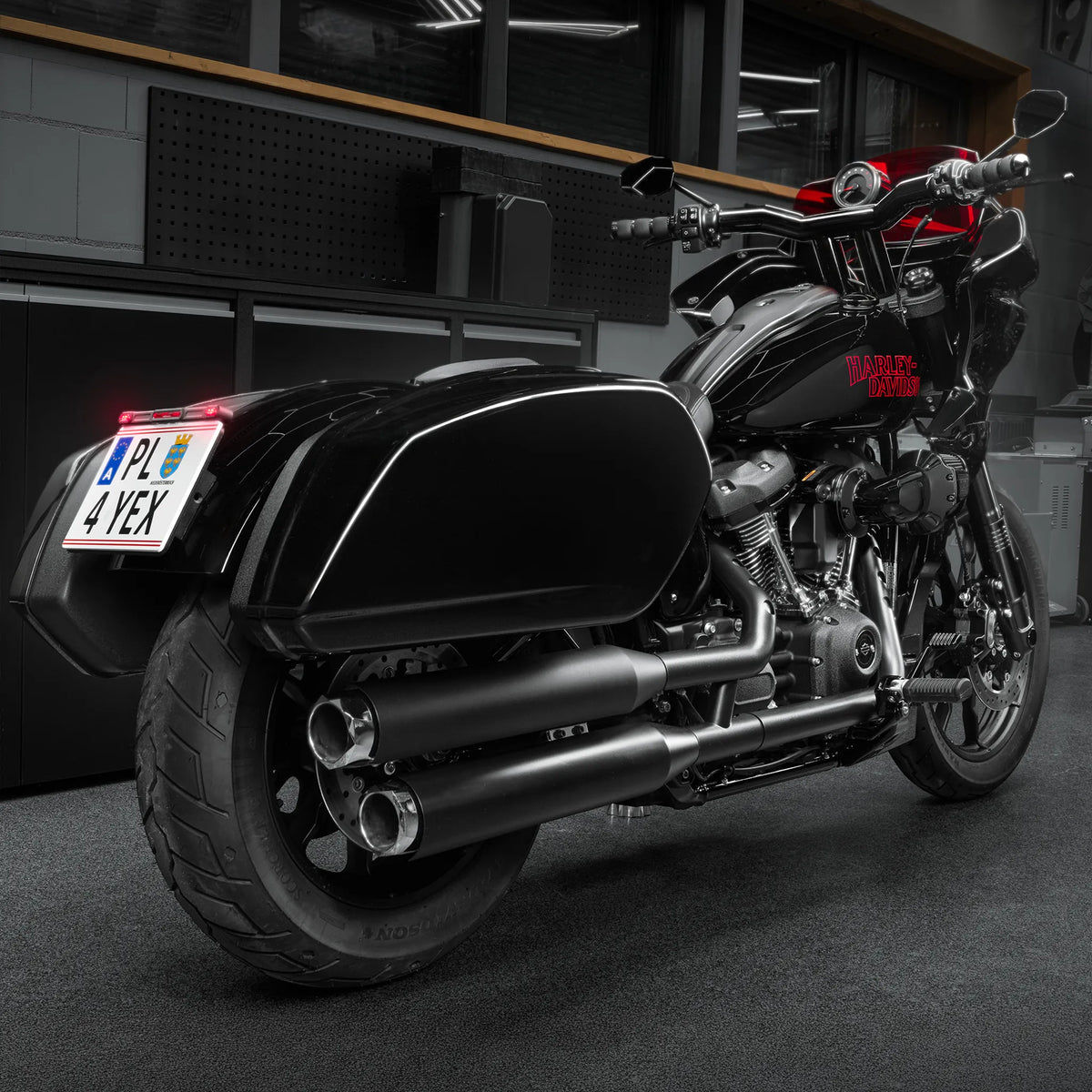 Killer Custom LED Taillight & Turn Signal Combo Kit "Tidy GT" - Softail 18-up