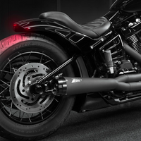Killer Custom Shortened Rear Fender "Bobbstr" 150-160 Tires - Softail 25-up