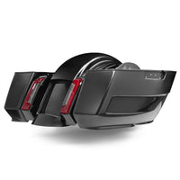 Killer Custom Saddlebags & Rear Fender Kit "Edge Line" Universal Plate Recess - Touring 24-up