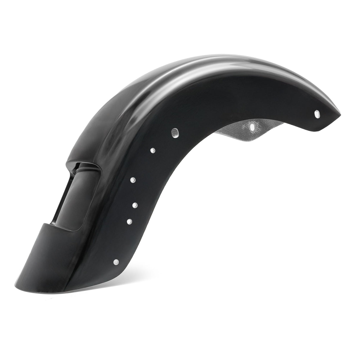 Killer Custom Rear Fender with Recessed Plate, 7" x 4" USA Plate - Touring 24-up
