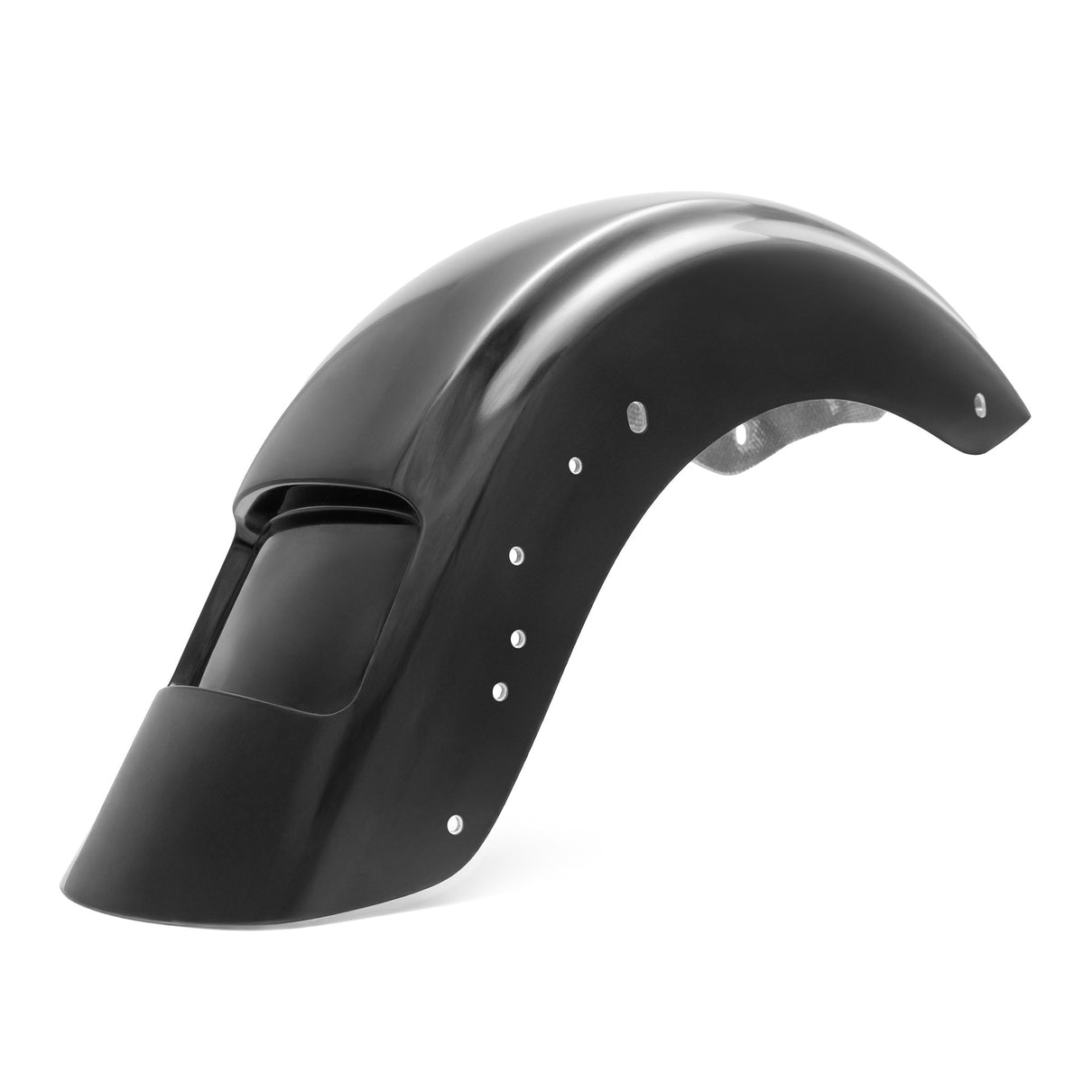 Killer Custom Rear Fender with Recessed Plate, 7" x 4" USA Plate - Touring 24-up