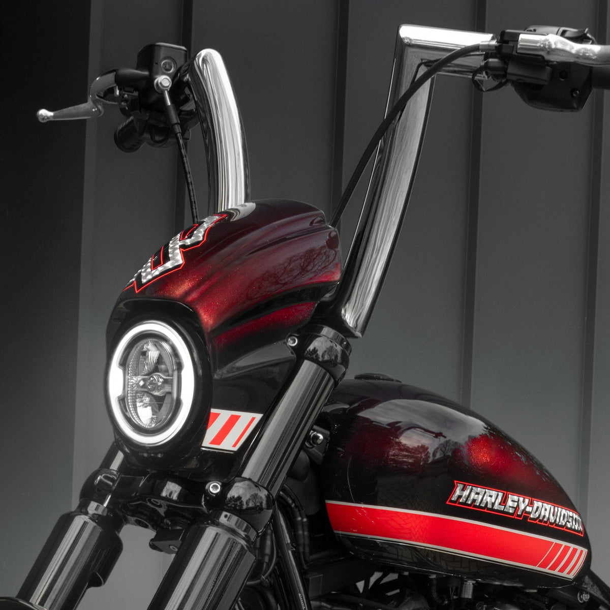Killer Custom Headlight Fairing "Aggressor" - Street Bob / Standard 25-up