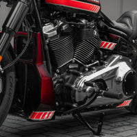 Killer Custom Radiator Cover Chin Spoiler "Avenger" - Softail 18-up