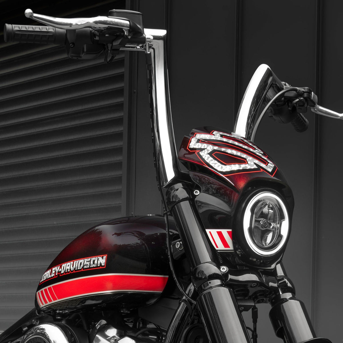 Killer Custom Headlight Fairing "Aggressor" - Street Bob / Standard 25-up